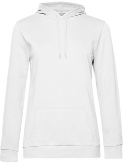 B & C French Terry WW04W Γυναικείο Φούτερ Λευκό