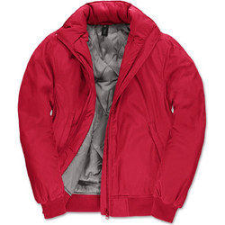 Γυναικείο Μπουφάν Bomber JW962 B&C Crew Bomber Women Red/Warm Grey