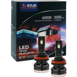 Led Λάμπες Αυτοκινήτου - Φορτηγού H8/Η9/Η11 12V-24V CANBUS 80W 6500K 8000LM 2 X 40W D9K-H11