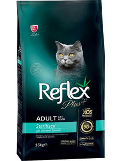 Lider Reflex Plus Cat Adult Sterilised Chicken 15kg