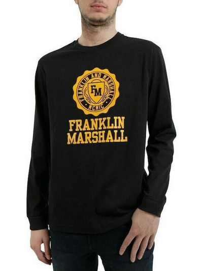 Franklin & Marshall T-Shirt Ανδρική Μακρυμάνικη Μπλούζα (JM3013.000.1000P01) Μουσταρδί