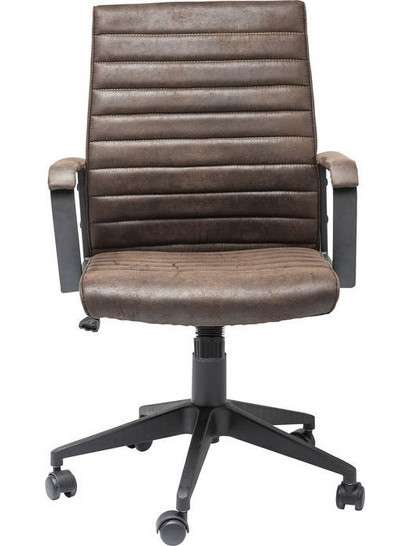 Kare Design Labora Καρέκλα Γραφείου με Ανάκλιση Καφέ 79946