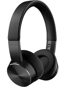 Lenovo Yoga ANC Ασύρματα Bluetooth Ακουστικά On Ear με Noise Canceling Μαύρα