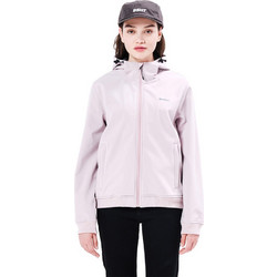 Basehit Soft Ribbed Γυναικείο Μπουφάν Χειμωνιάτικο Softshell Κοντό Αντιανεμικό Ροζ 212.BW11.88