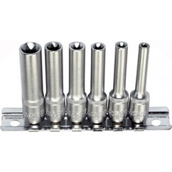 Σετ Καρυδάκια Torx 1/4" Μακριά Force 6τμχ 2062