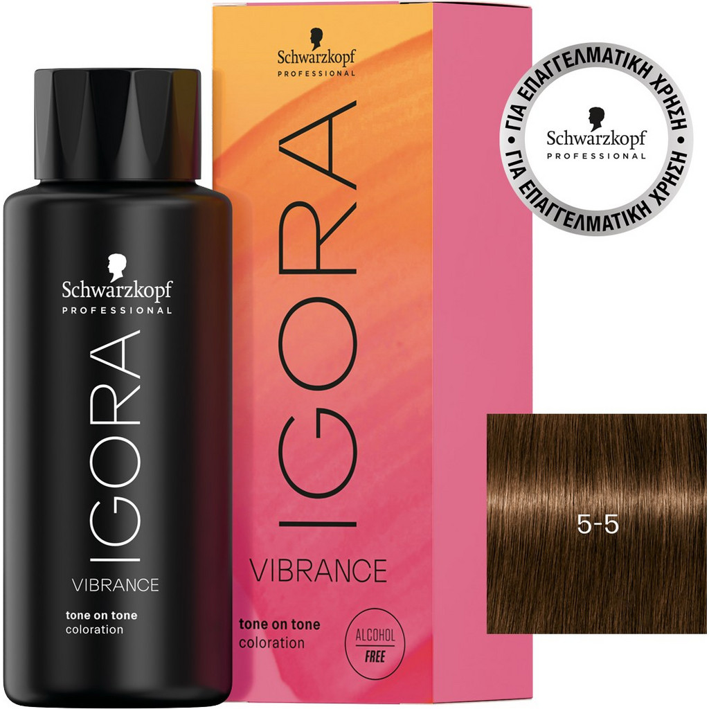 Schwarzkopf IGORA VIBRANCE 5-63 – Hellbraun Schoko Matt Haarfarbe (60 Ml)