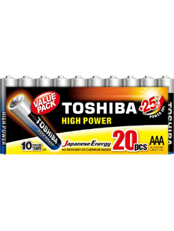 Toshiba High Power AAA 20τμχ