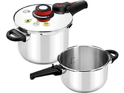 Monix Selecta Χύτρες Ταχύτητας Set Quattro 6lt + 4lt
