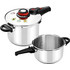 Monix Selecta Χύτρες Ταχύτητας Set Quattro 6lt + 4lt