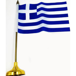 Σετ Σημαιάκια Επιτραπέζια Ελληνικά 21x14cm 12 τεμαχίων ForHome 322002 - For Home