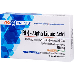 VioGenesis R (+) - Alpha Lipoic Acid 30 Κάψουλες