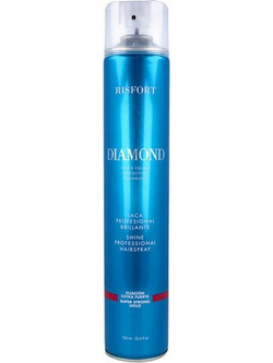 Risfort Diamond Shine Extra Firm Hold Λακ Μαλλιών για Λάμψη Πολύ Δυνατό Κράτημα 750ml