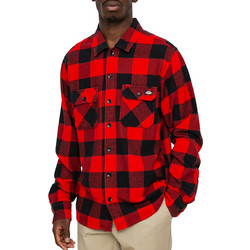 Dickies Sacramento Ανδρικό Πουκάμισο Καρό Μακρυμάνικο Κόκκινο DK0A4XGR-RDX