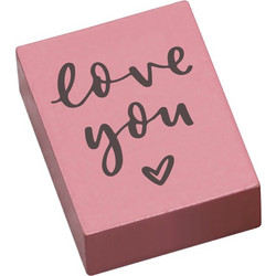 Σφραγίδα ξύλινη COLOP May & Berry Love you 43x33mm