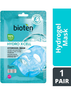Bioten Hydro XCell Hydrogel Sheet Μάσκα Προσώπου για Ενυδάτωση με Υαλουρονικό 1τμχ