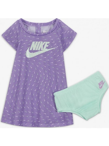 NIKE BABY DRESS VIOLET SHOCK