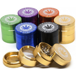 Τρίφτης καπνού AMSTERDAM LEAF JK03 MIX ALUMINUM 4 parts 40mm