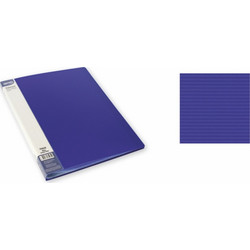 ΝΤΟΣΙΕ ΣΟΥΠΛ ΑΝΑΓΛΥΦΟ 60Φ A4 P.P. STRIPES ΜΠΛΕ Μπλέ