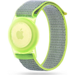 Tech-Protect Nylon AirTag Lime