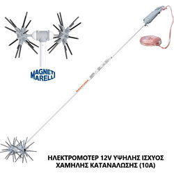 Bormann NZ1200 Ελαιοραβδιστικό Μπαταρίας Αχινός 12V με Κοντάρι Ανθρακόνημα 2.3m 2.8kg