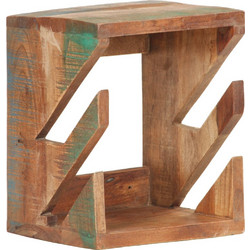 VidaXL Βάση Skateboard Επιτοίχια 25x20x30 εκ. Μασίφ Ανακυκλωμένο Ξύλο