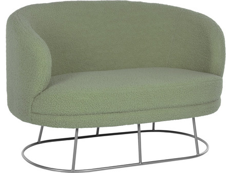 HomeMarkt Arien Διθέσιος Καναπές Πράσινο Mint 130x75x85cm HM8492.27