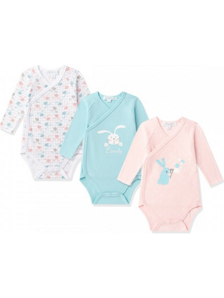 AMOMI ΣΕΤ ΒΡΕΦΙΚΑ ΦΟΡΜΑΚΙΑ 3 ΤΕΜ BUNNY PINK 71538