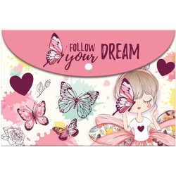 Φάκελος Κουμπί Α4 Must Follow Your Dream, MUST Φάκελoι Κουμπί