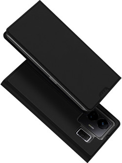 Dux Ducis Skin Pro (6934913029817) Θήκη δερματίνης τυπου wallet για Realme GT Neo 5, GT3, μαύρη