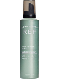 REF Fiber N345 Αφρός Μαλλιών για Όγκο & Λάμψη Δυνατό Κράτημα 250ml