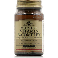 Solgar Megasorb B-Complex 50 Ταμπλέτες