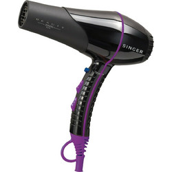 Singer Beauty AC Πιστολάκι Μαλλιών με Φυσούνα 2000W Purple