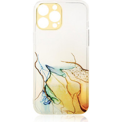 Marble Case Cover for Xiaomi Redmi Note 11 Pro Gel Cover Orange Marble