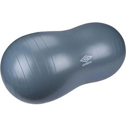 Umbro Φουσκωτή Διπλή Μπάλα Γυμναστικής για Yoga και Pilates 100x50 cm, σε Γκρι χρώμα