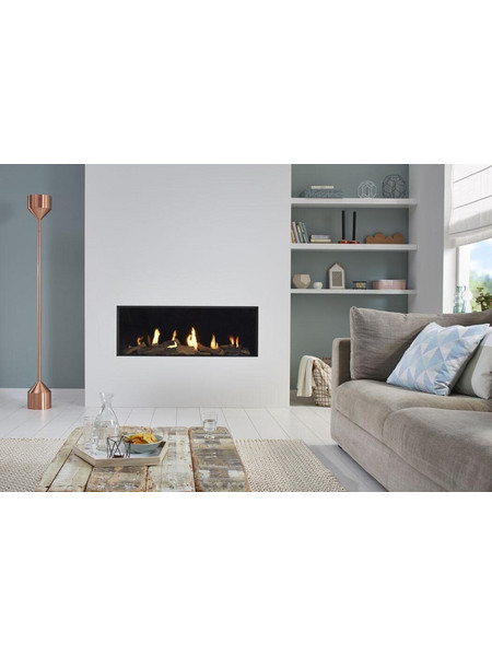 Dru Global 120 BF RCE Ενεργειακό Τζάκι Αερίου Ίσιο με Κούτσουρα
