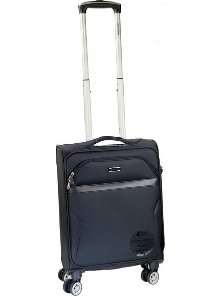 Diplomat ZC998-55 Βαλίτσα Καμπίνας 55x39x20cm με 4 Ρόδες Μαύρη
