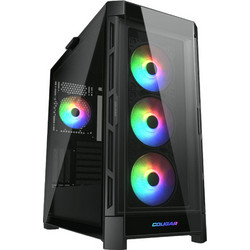 Cougar Duoface Pro RGB Black Gaming Midi Tower Κουτί Υπολογιστή RGB με Πλαϊνό Παράθυρο