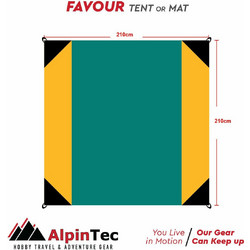 AlpinPro Favour Family Ψάθα Παραλίας 210x210εκ._210-CLYW