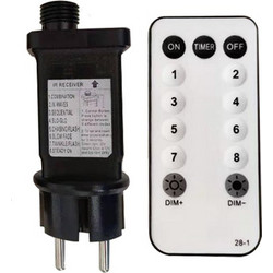 ΑΝΤΑΠΤΟΡΑΣ & IR CONTR. IP44, 8-FUNCTIONS + DIMMER + TIMER + ON/OFF 6V 1200mA 200-400 ΛΑΜΠ. ΣΥΡΜΑΤΑ - X016V1200R