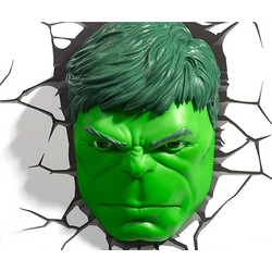 Φωτιστικό Τοίχου 3D Light FX - Marvel Hulk Face Light 75193 The Source