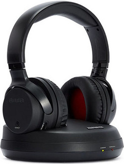 Aiwa WHF-880 Ενσύρματα & Ασύρματα Ακουστικά Τηλεόρασης Over Ear Μαύρα