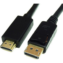 Αντάπτορας-Μετατροπέας Display Port Male σε HDMI Male Χρώμα: Μαύρο