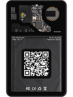 Rolling Square Aircard Ultra Thin Bluetooth Tracker - Black