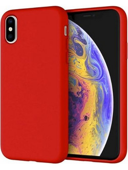 GOOSPERY SILICONE CASE FOR IPHONE X/XS (RED)