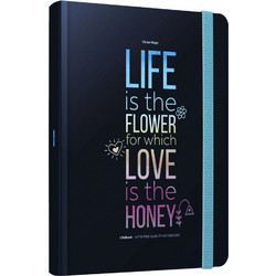 Σημειωματάριο Με Μπλε Λάστιχο Lifebook Α5 120φ