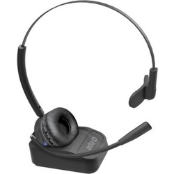 SBS Wireless Mono Headphone With Charging Base Black - (SMMONOHEADBTK)