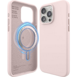 Elago Magnetic Silicone Case - Premium MagSafe Θήκη Σιλικόνης - Apple iPhone 15 Pro Max - Lovely Pink (ES15MSSC67PRO-LPK)
