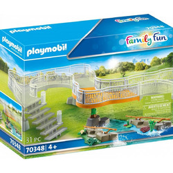 Playmobil Family Fun Επέκταση Εξέδρας Μεγάλου Ζωολογικού Κήπου για 4+ Ετών 70348