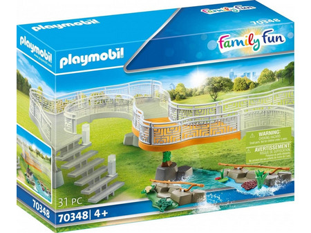 Playmobil Family Fun Επέκταση Εξέδρας Μεγάλου Ζωολογικού Κήπου για 4+ Ετών 70348