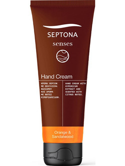 Septona Senses Orange & Sandalwood Ενυδατική Κρέμα Χεριών 75ml